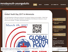 Tablet Screenshot of mnsdayouth-youngadult.com